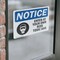 Signmission Enter At Your Own Risk Toxic Gases Sign, Vinyl Decal, 10in W x 7in L, 2PK OS-2PACK-NS-D-710-L-12069 - alternate 2